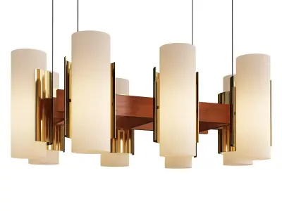 Jakobsson Elegant Chandelier Low-poly 3D model