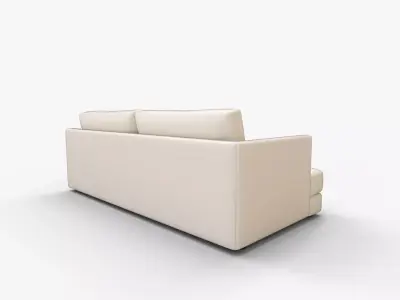 West Elm Haven XL Sofa Bench 3D model