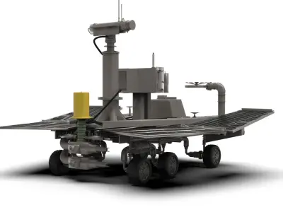Rover sci-fi 3D model