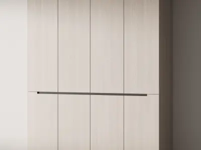 544 cabinet furniture 18 modular wardrobe cupboard 3 options 3D model