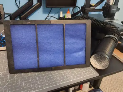 Airbrush Booth Vent Free 3D print model