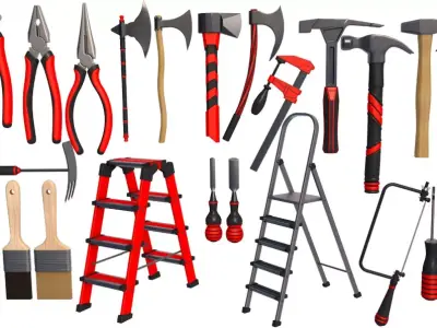Handyman Tools Collection 3D model