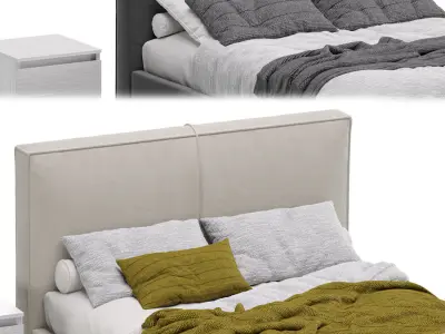 Bed Ebi 140 Happy Light  3D model