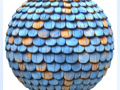 Stylized Roof Seamless Texture Texture