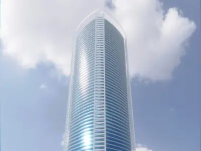 Parametric Building 1d8 3D model