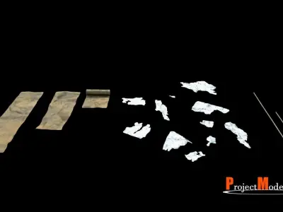 Debris Version 001 3D model