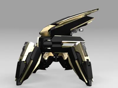 Quadbot 211F 3D model