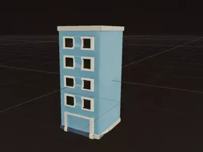 Low Poly City Pack - Stylized Urban Assets 3D model