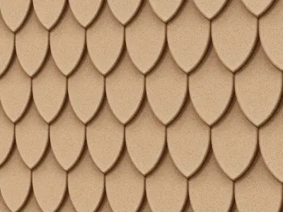 Saga Round Tile 03 - Seamless Texture