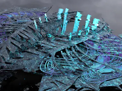 Phantom ghost ship base 2 3D model