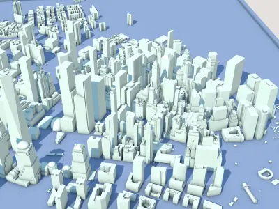 Manhattan New York 3D model