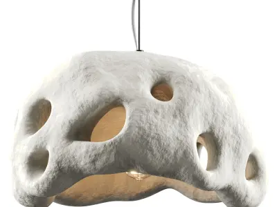 Creative pendant light Low-poly 3D model
