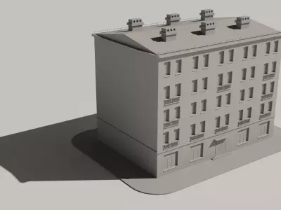 St-Petersburg Legacy vol 01 - Mid-Poly Classic Architecture Pack Low-poly 3D model
