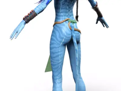 NEYTIRI  AVATAR Navi Female Warrior 3D model
