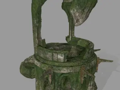 old temple  1 Low-poly 3D model