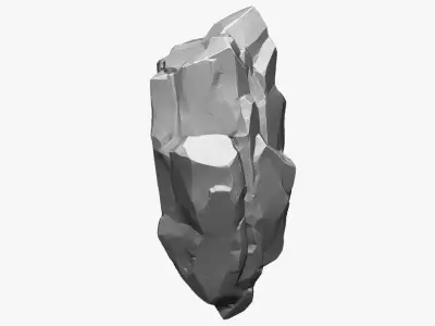 3D Suspended Mountain Zbrush sculpt 3D model