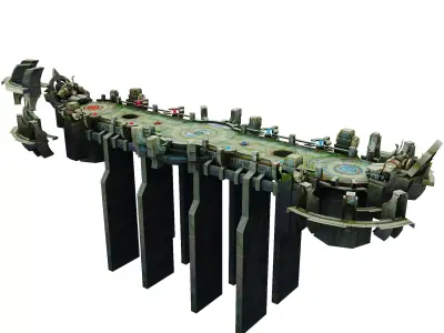 Ancient Chinese Imperial Palace Main Hall 3D model