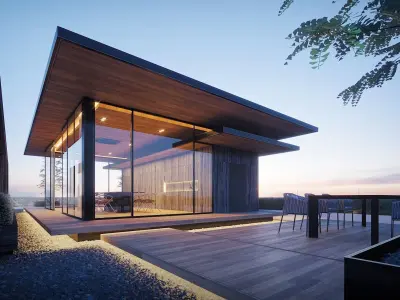 Rooftop House Design   3D print model