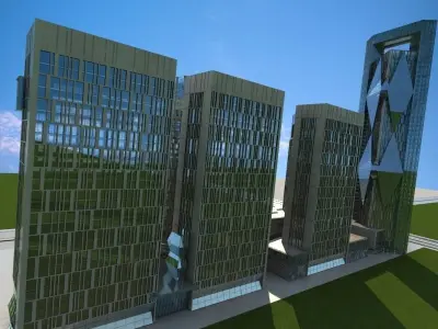 Cityscape 4 3D model