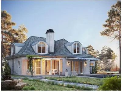 Country Style Cottage  3D model