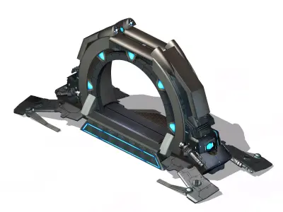 Heterogeneous - Building - Portal 01 3D model