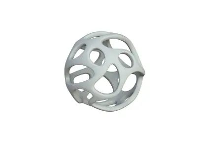 SciFi Cube Object No 26534 Low Poly Shape Texture