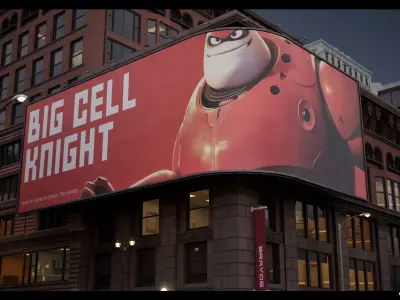 Billboards Pack Vol 02 Low-poly 3D model