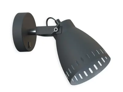 Spot with switch Mestre 3334 - 1W 3D model