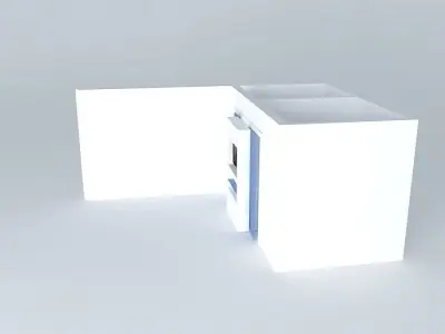 evaorkut room with door Free 3D model