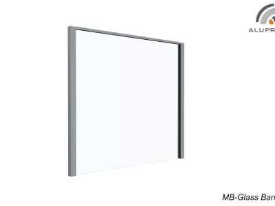 Aluprof MB Glass Barrier 004 M 0429 3DsMax Free 3D model