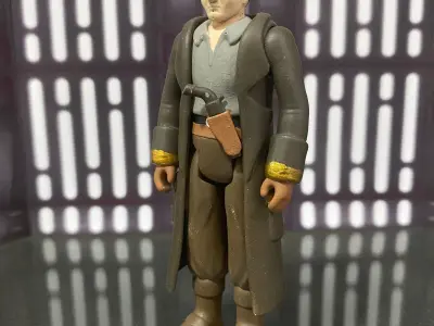 Jod na nawood captain silvo star wars skeleton crew vintage toy 3D print model