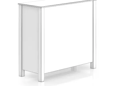 Wooden Cabinet 3D model