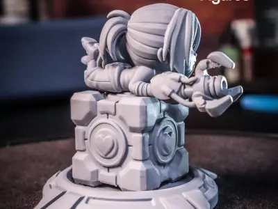 Chibi Chell - Portal 3D print model
