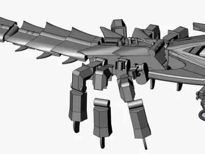 Dinotopia Eurypterid Walker Sea Scorpion Mech Model 3D print model