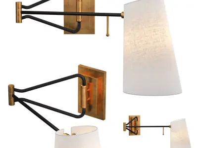 Keil Swing Arm Wall Light 3D model