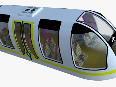 Passenger transporter II 3D model