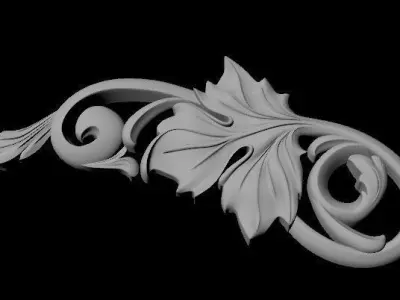 dekor ornament 3D model 129