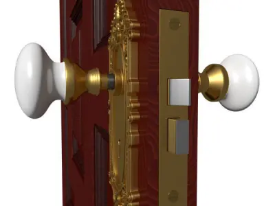 Door Knob 2 3D model