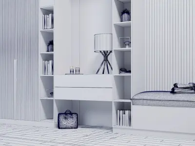 Entrance Hall Cabinet  3D model