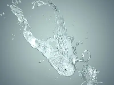 Water Splash 3D model