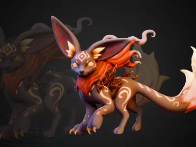  Fire Elemental Beast 