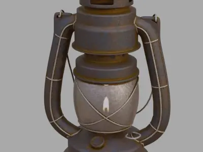 Old Lantern 3D model