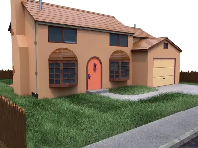 Simpsons house 3D model