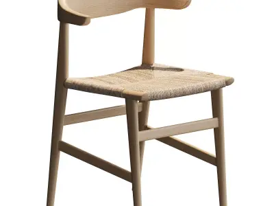 Hedda Wicker Chair by David Ericsson 3D model