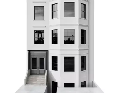 Neoclassic Town House No42 A 3D model