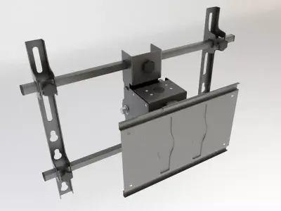 TV Wall Mount Bracket 2 3D model
