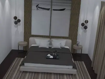 bedroom Free 3D model