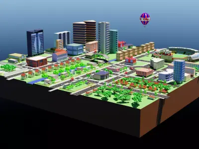 dream city 3D model