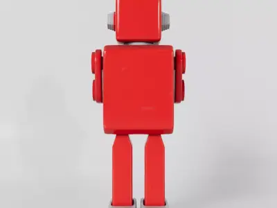 Vintage Robot Toy 3D model