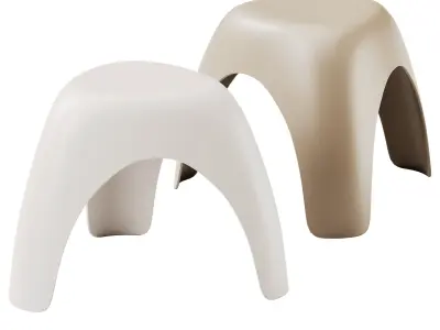 Elephant Stool by Vitra 3D model